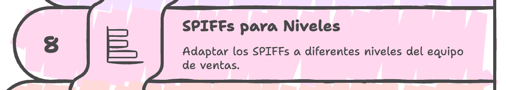 SPIFFs para Diferentes Niveles del Equipo de Ventas