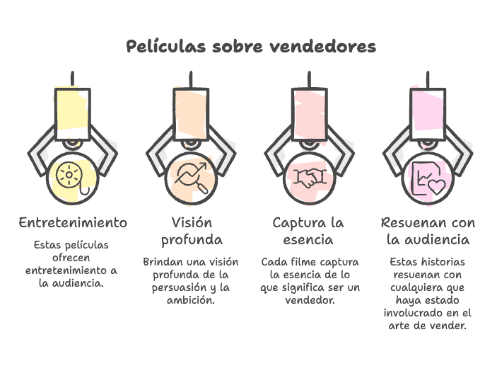 Imagen de portada: Las 10 Mejores Películas sobre Vendedores de Todos Los Tiempos - Blog Compensix sobre gestión de comisiones