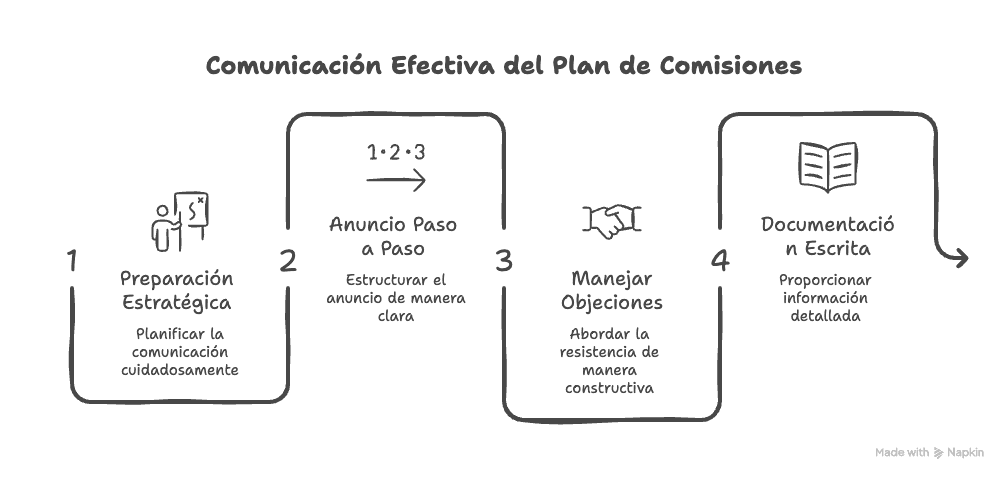 Imagen de portada: ¿Como Comunicar Cambios en el Plan de Comisiones de Venta a Tu Equipo? - Blog Compensix sobre gestión de comisiones