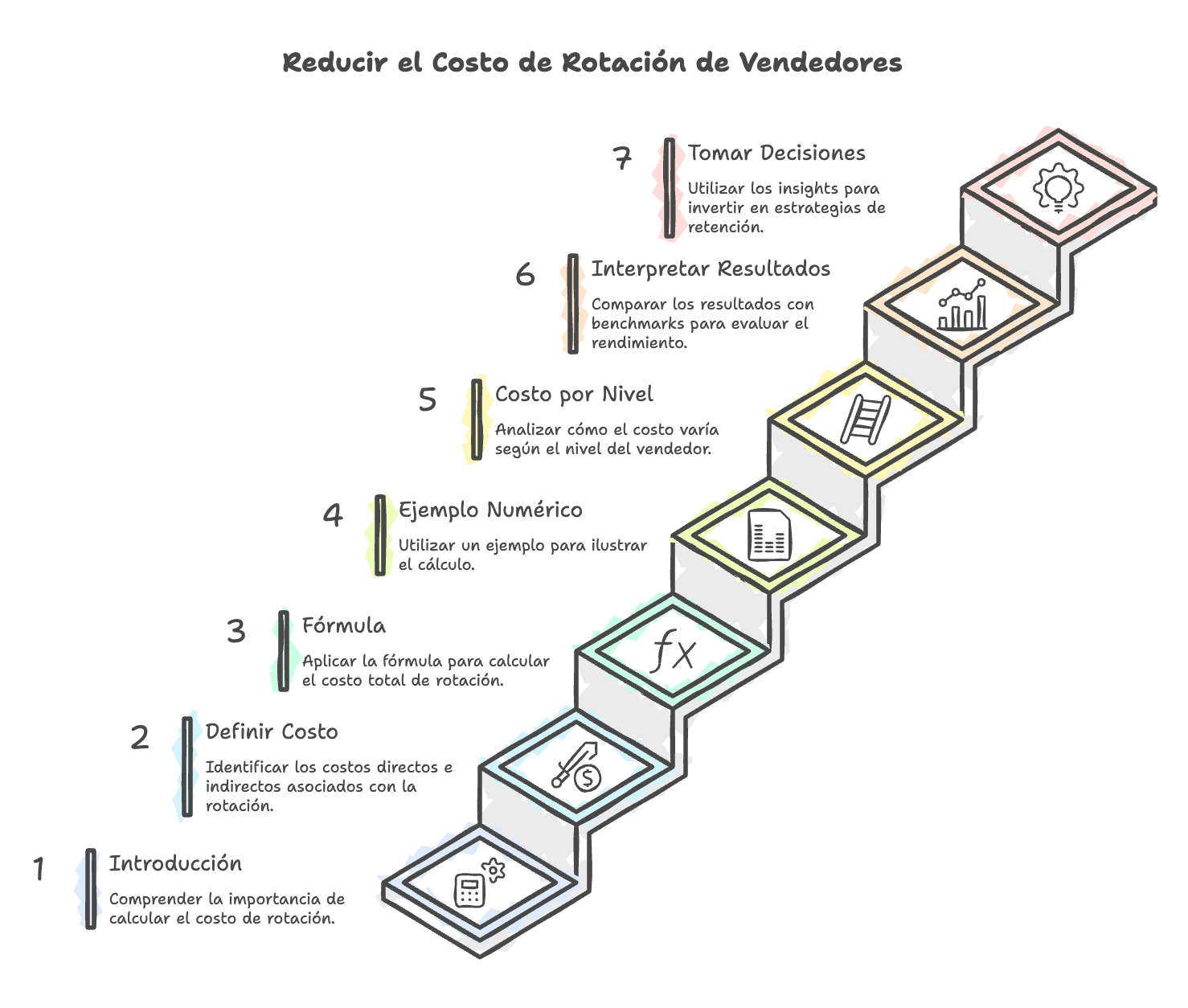 Imagen de portada: Como Calcular el Costo Real de Perder a un Vendedor (Calculadora Paso a Paso) - Blog Compensix sobre gestión de comisiones