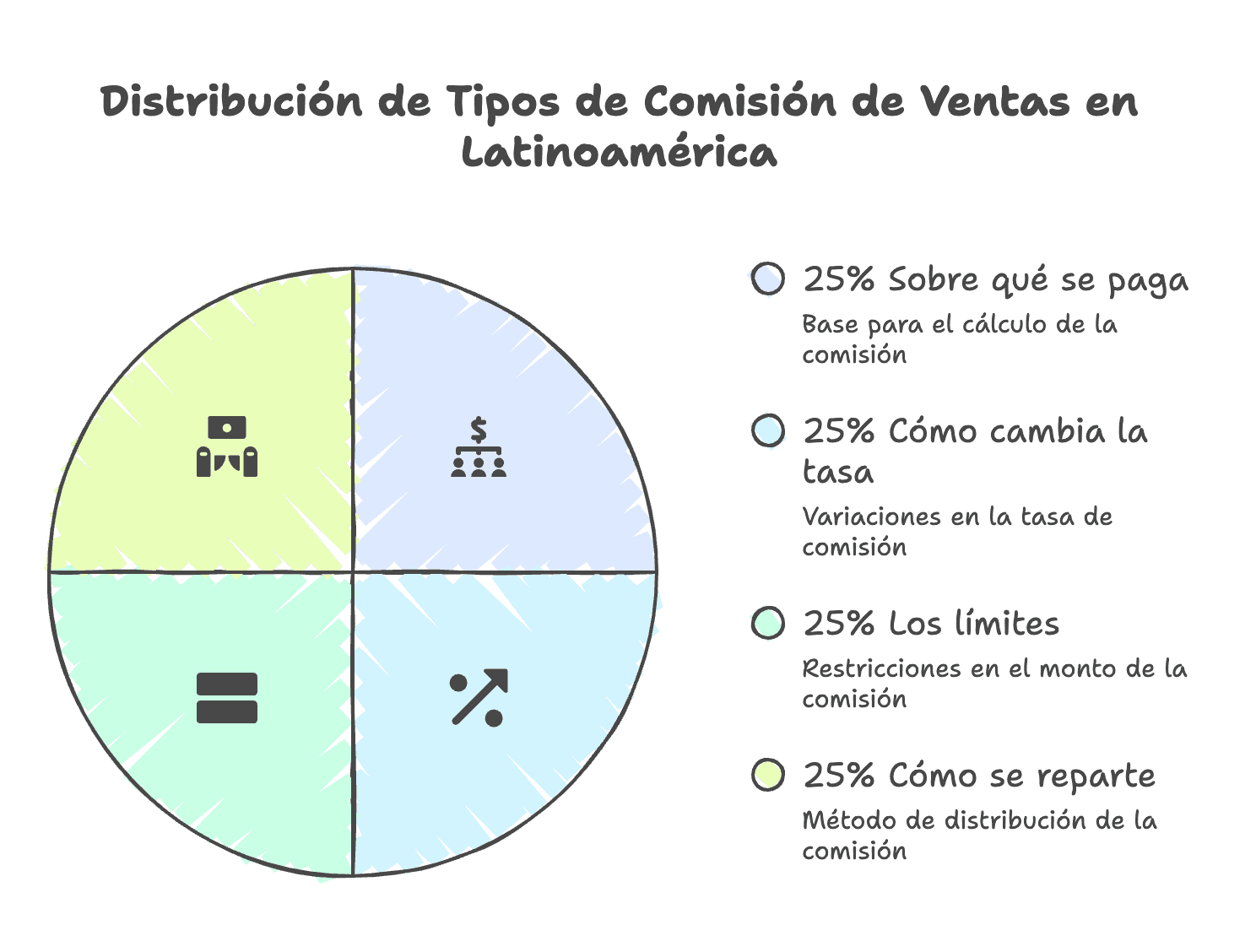 Imagen de portada: Los 12 Tipos de Comisión de Ventas más Usados en Latinoamérica - Blog Compensix sobre gestión de comisiones